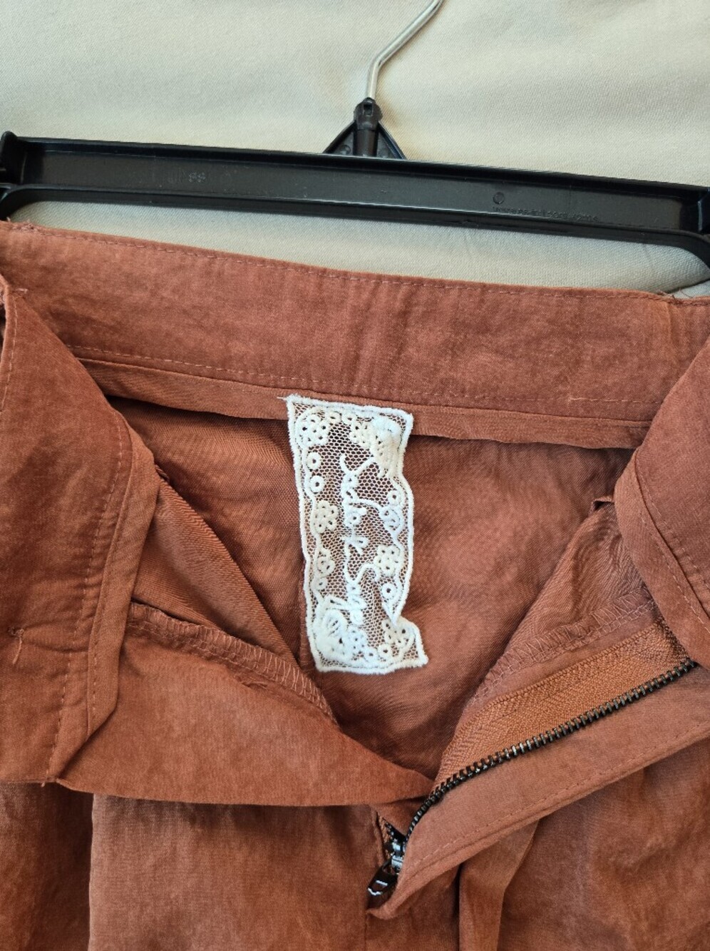 Sadie & Sage Rust / Terracotta Pants With Belt M - Picture 5 of 8